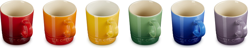 Le Creuset Rainbow Tasses, 200 ml, Lot de 6