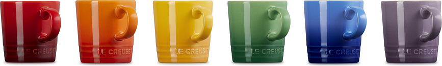 Le Creuset Rainbow Tasses, 200 ml, Lot de 6