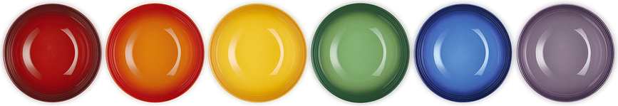 Le Creuset Rainbow Zdjele za muesli 650 ml 6 kom.