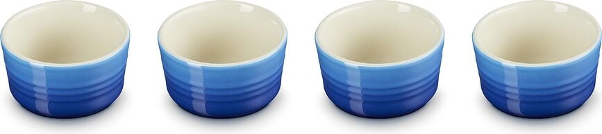 Le Creuset Ραμεκέν, 8 εκ., βαθύ μπλε, 4 τμχ