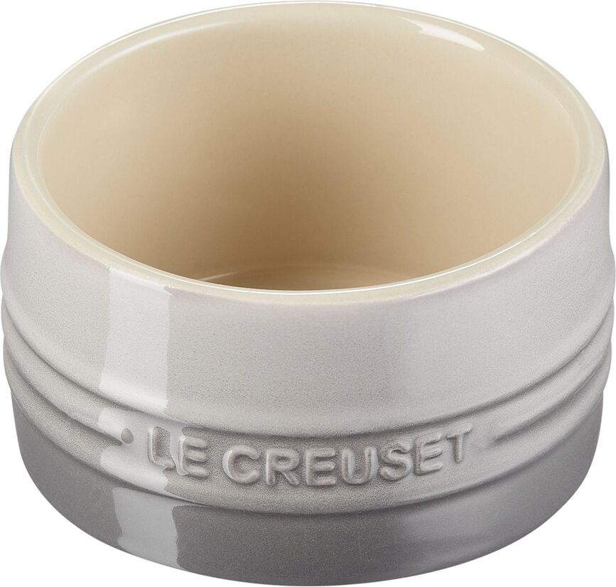Le Creuset Rund Cocotte 9 cm, ljusgrå