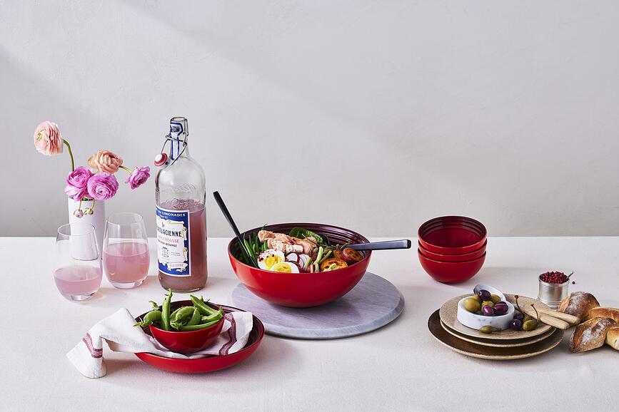 Le Creuset Saladier, 24 cm, cerise