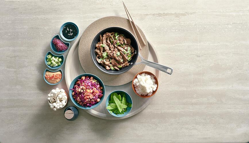 Le Creuset Μπολ Σαλάτας, 24 εκ., κερασί