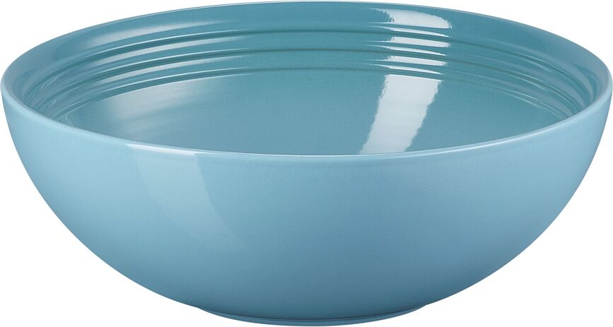 Le Creuset Salatschüssel 24 cm azurblau