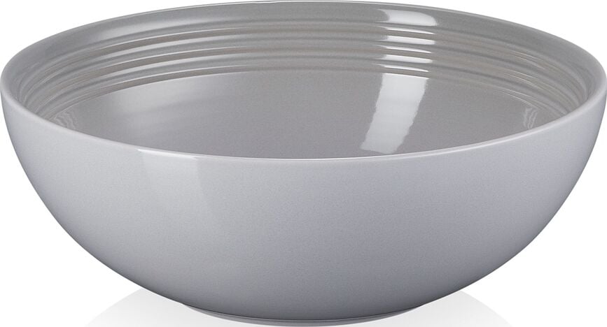 Le Creuset Salatschüssel 24 cm hellgrau