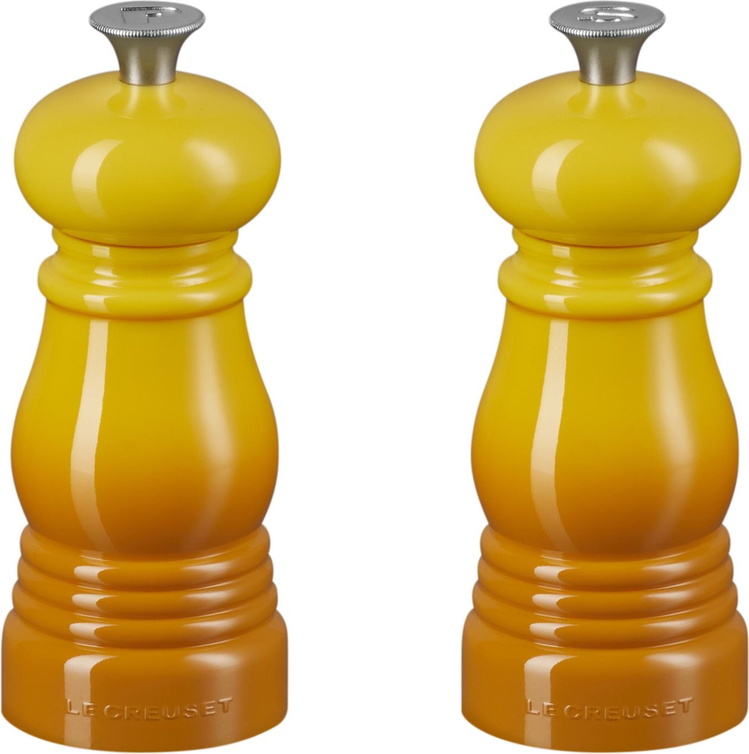 Le Creuset Salz- und Pfeffermühlen 11 cm Sonnengelb 2 St.