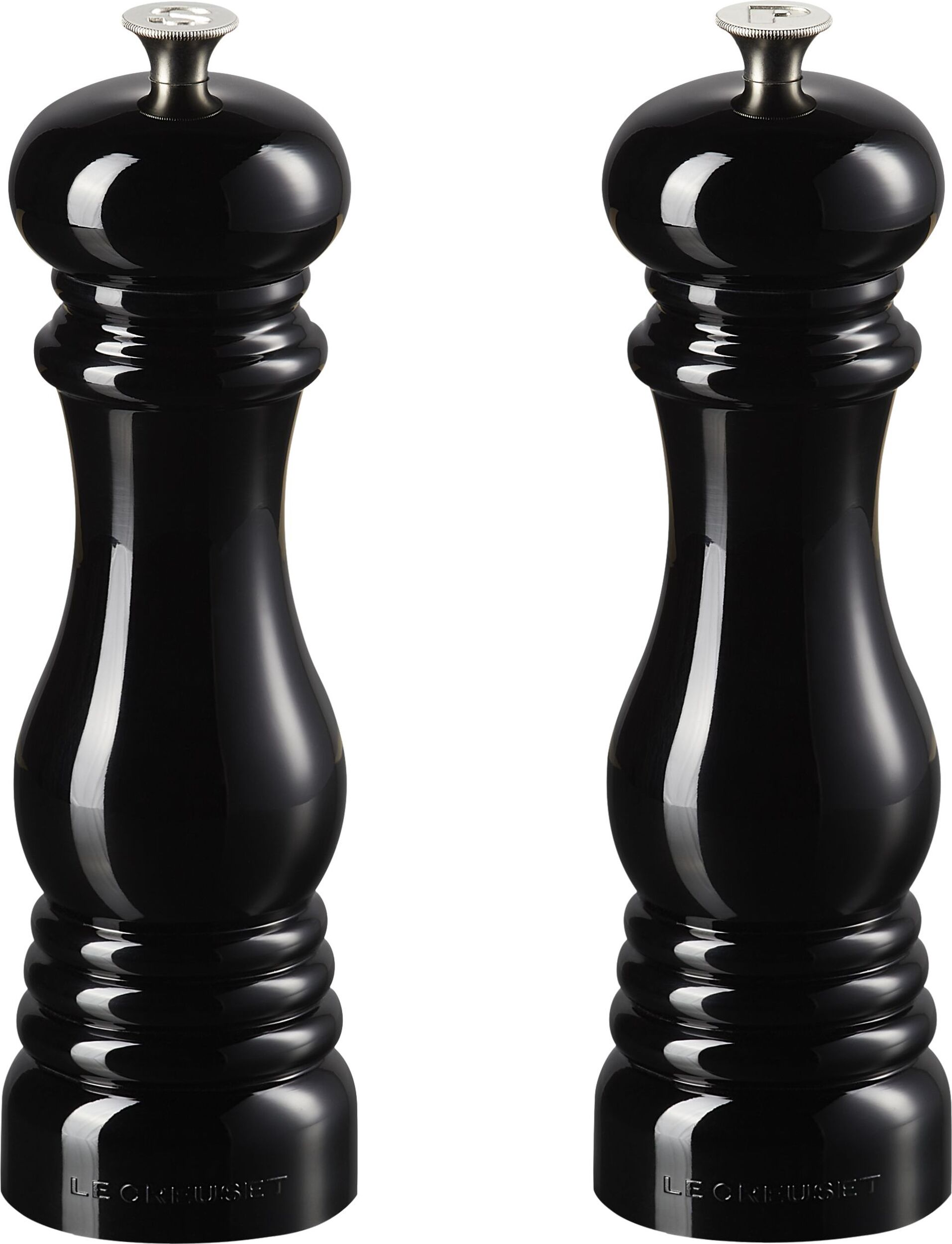 Le Creuset Salz- Und Pfeffermühlen 21 Cm Schwarz 2 St.