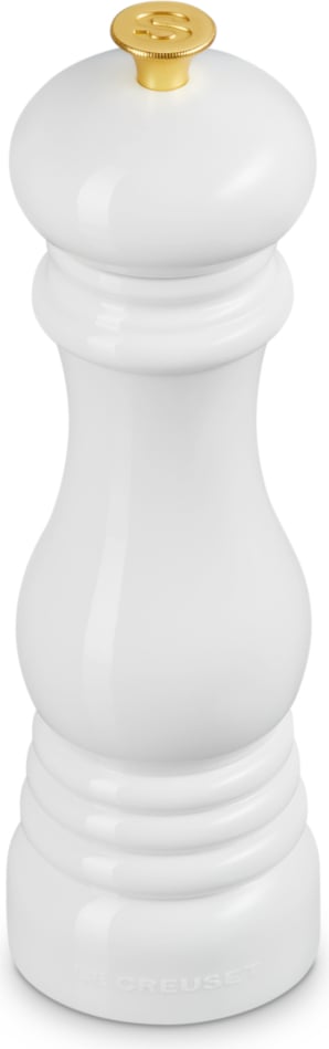 Le Creuset Salzmühle 21 cm weiß-gold