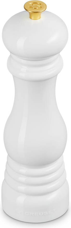 Le Creuset Salzmühle 21 cm weiß-gold