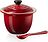 Le Creuset Såskanna 200 ml, körsbärsröd, med sked