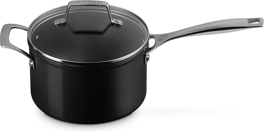 Le Creuset Set lonaca i tava neprijanjajući aluminij crni Set od 8 dijelova