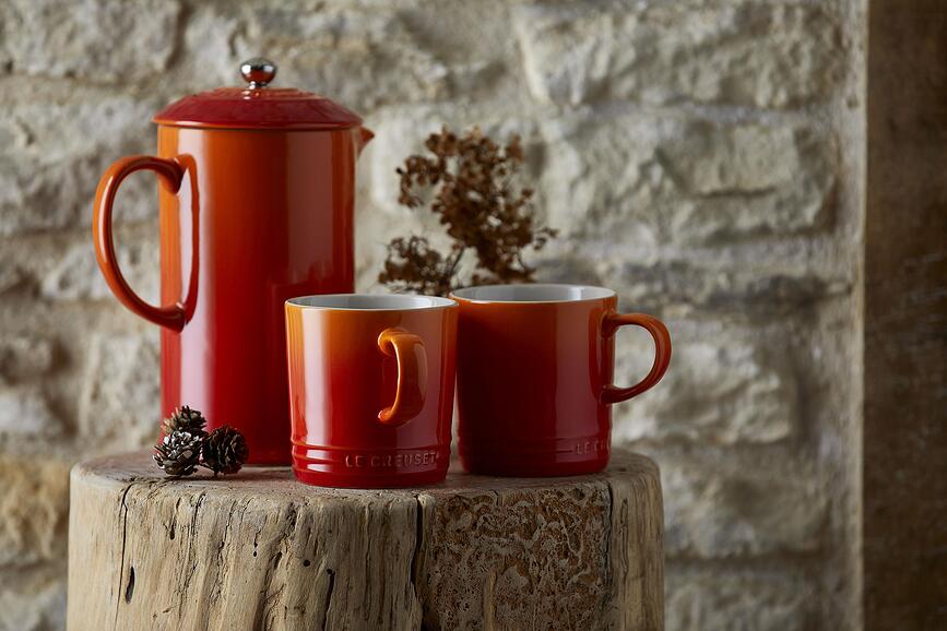 Le Creuset Skodelica, 350 ml, plamena oranžna