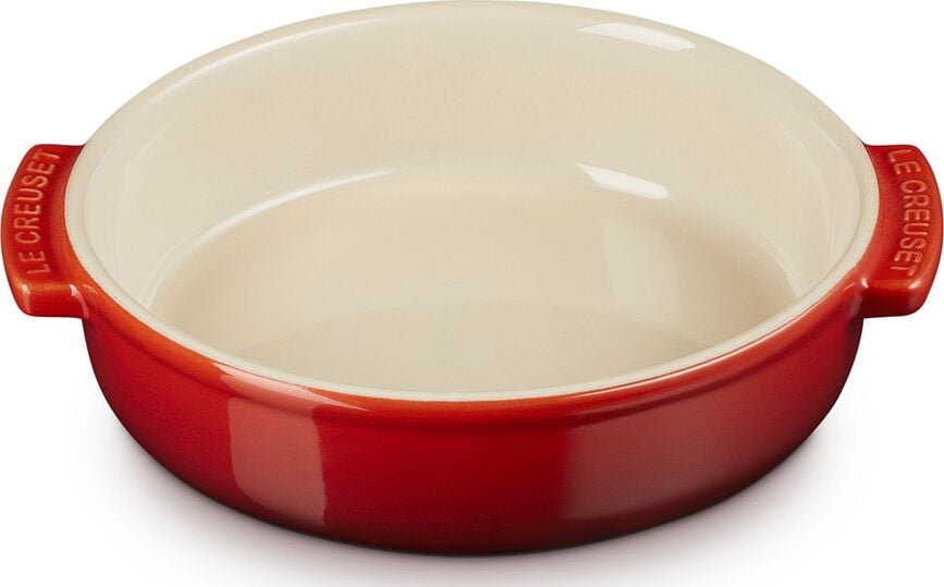 Le Creuset Snack-Platte 14 cm kirschrot