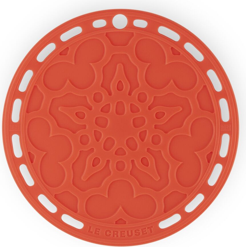 Le Creuset Sous-plat à motif, 20 cm, orange Flamme