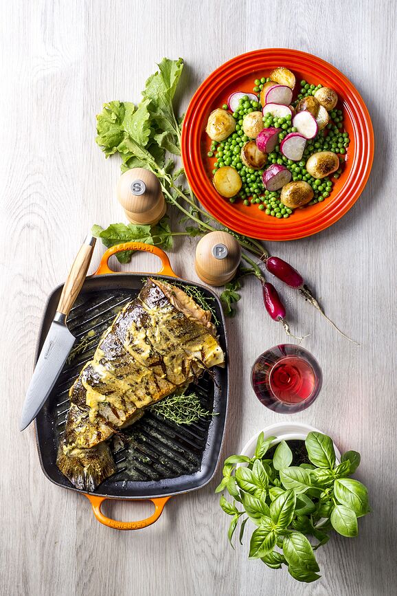 Le Creuset Tanjur 27 cm tamnozeleni