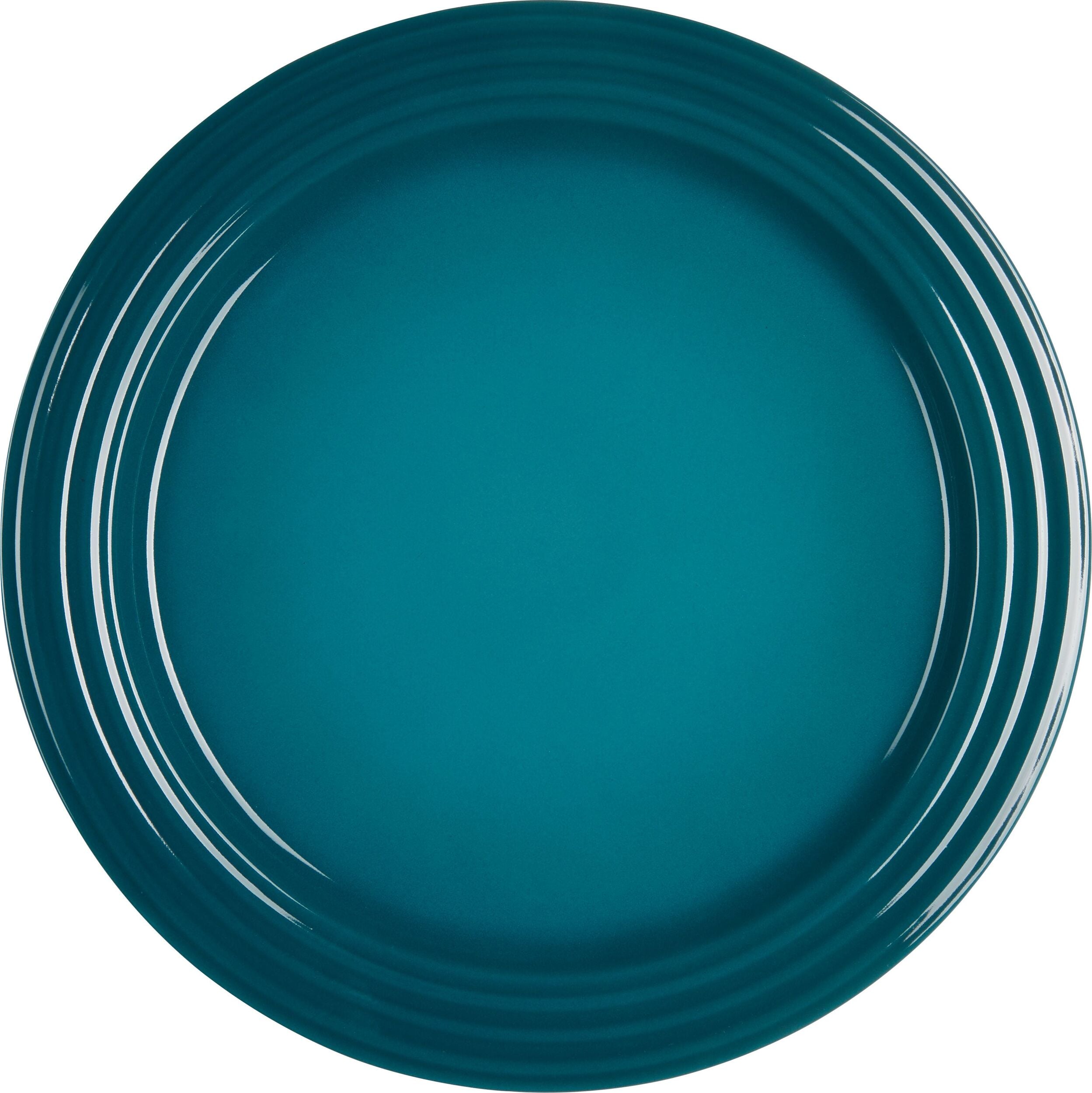 Le Creuset Teller für Mittagsgerichte 27 cm meerblau