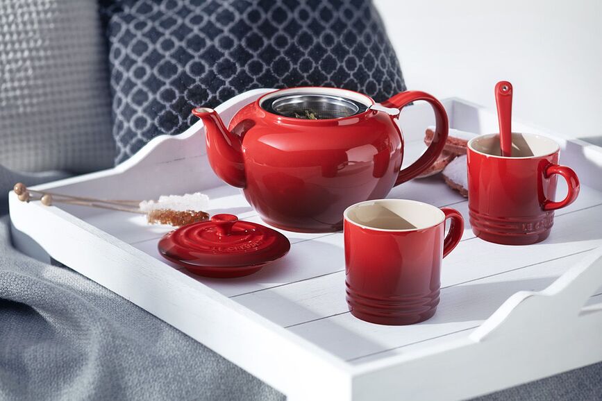 Le Creuset Théière avec infuseur, 1,3 l, flamme