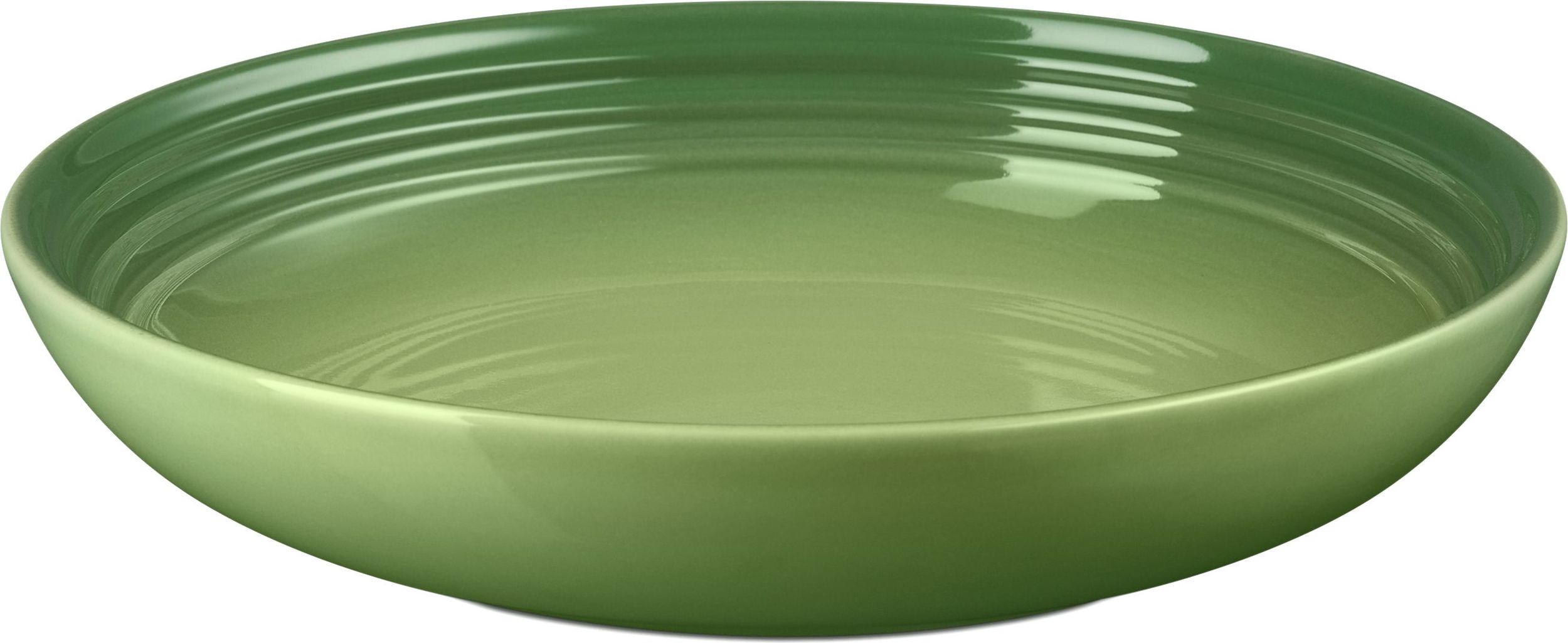 Le Creuset Tiefer Teller 22 cm Bambusgrün