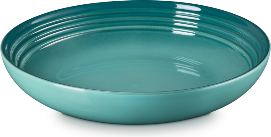 Le Creuset Tiefer Teller 22 cm, Bleu Riviera