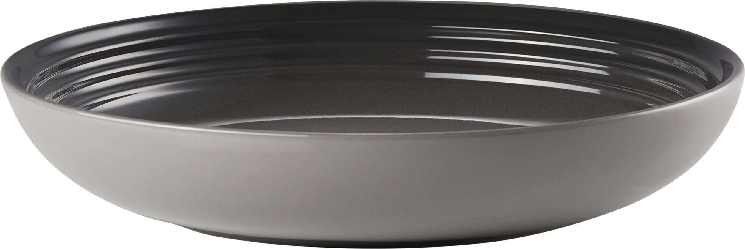 Le Creuset Tiefer Teller 22 cm grau