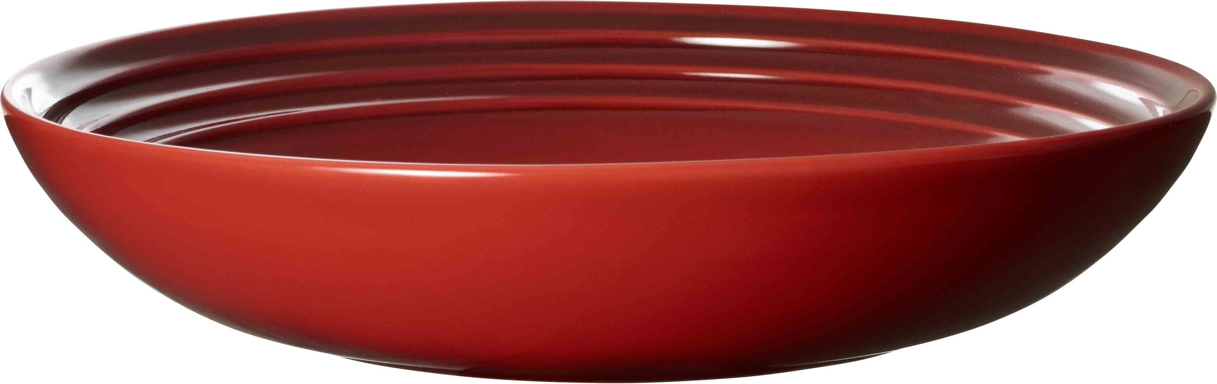 Le Creuset Tiefer Teller 22 cm kirschrot