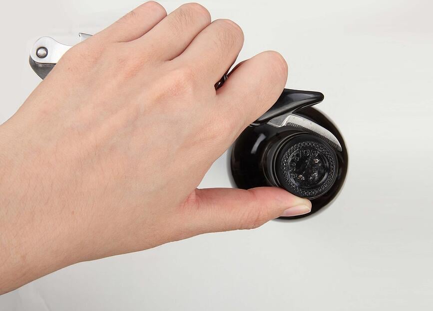 Le Creuset Tire-Bouchon WT-130, avec coupe-capsule, argenté