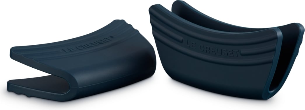 Le Creuset Topfhandschuhe, Silikon, Marineblau, 2 St.