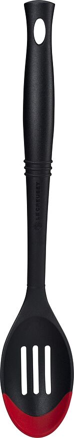 Le Creuset Τρυπητή Κουτάλα, σιλικόνη, κερασί