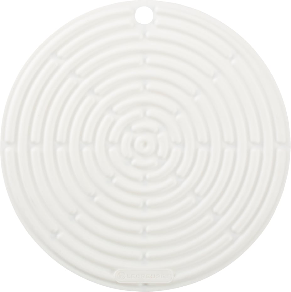 Le Creuset Untersetzer für heißes Geschirr 20 cm weiß