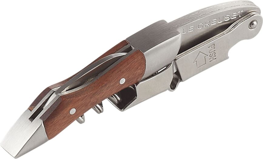 Le Creuset Vadičep WT-110 z rezilom, z lesenim ročajem