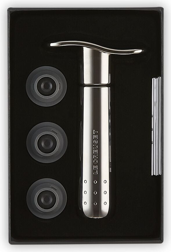 Le Creuset Vakuum Pumpa za Vino WA-137B tamnosrebrna metalna