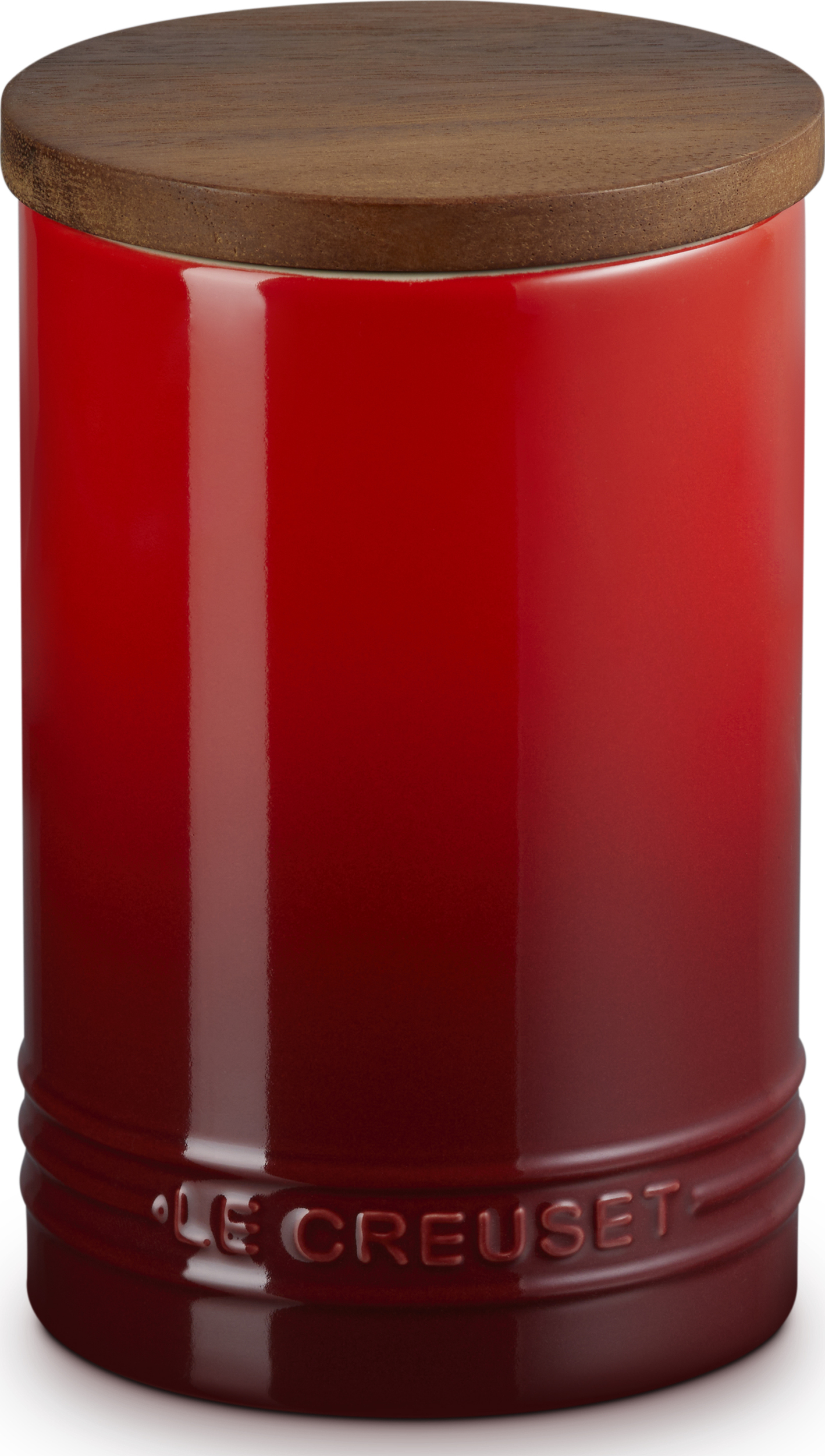 Le Creuset Vorratsdose mit Holzdeckel, 770 ml, kirschrot