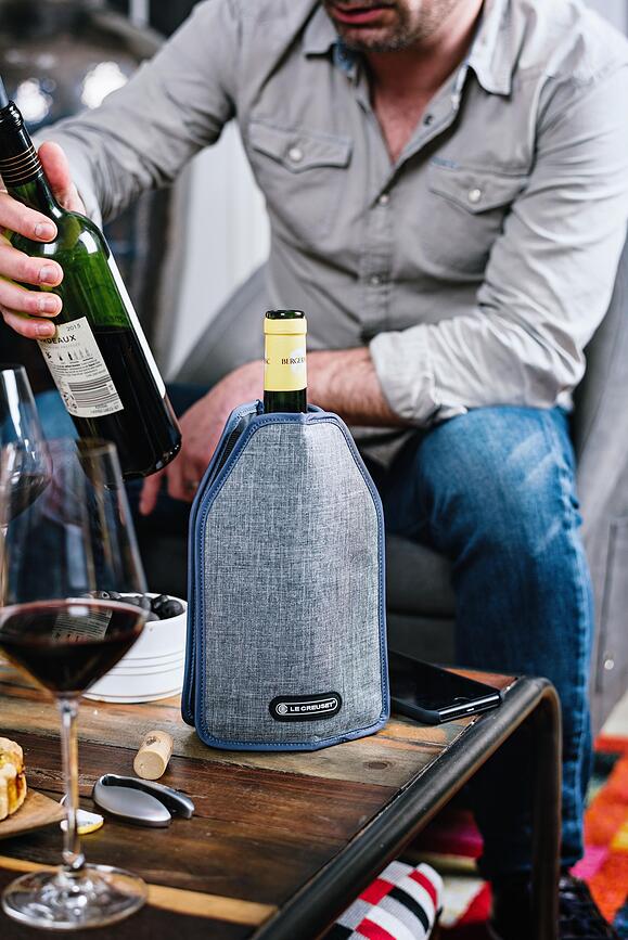 Le Creuset WA 126 Rafraîchisseur à Vin, noir