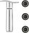 Le Creuset WA-137S Αντλία Κρασιού, ασημί, μεταλλική