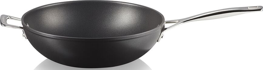 Le Creuset Wok 30 cm Antihaft-Aluminium mit Griff