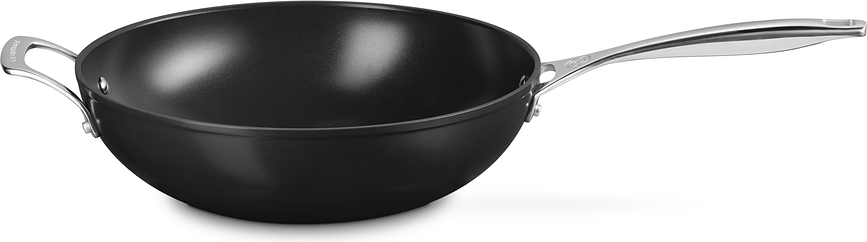 Le Creuset Wok, 30 cm, s keramično prevleko, z ročaji