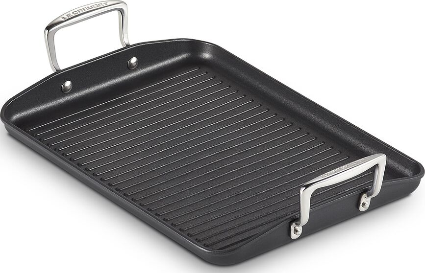 Le Creuset Žar plošča, neprijemljiva, rebrasta, 35 cm, aluminij