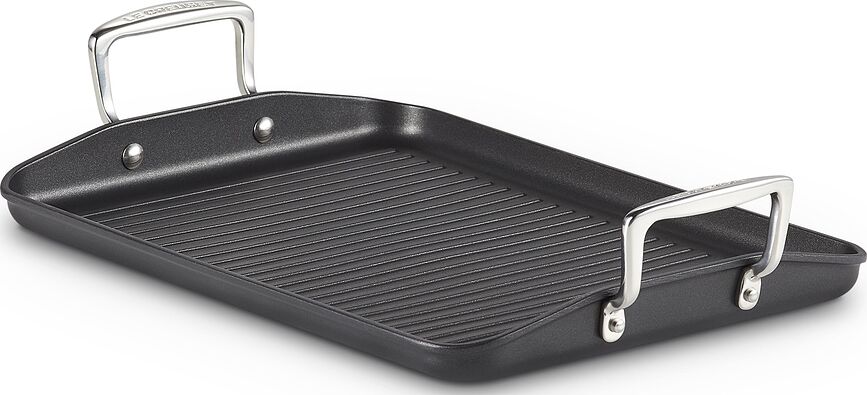 Le Creuset Žar plošča, neprijemljiva, rebrasta, 35 cm, aluminij