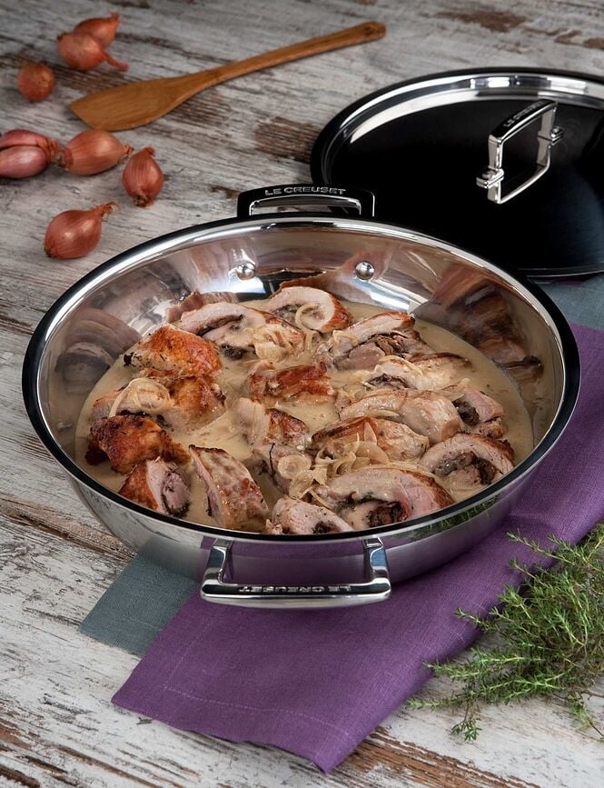 Lonac troslojni s ručkama 30 cm