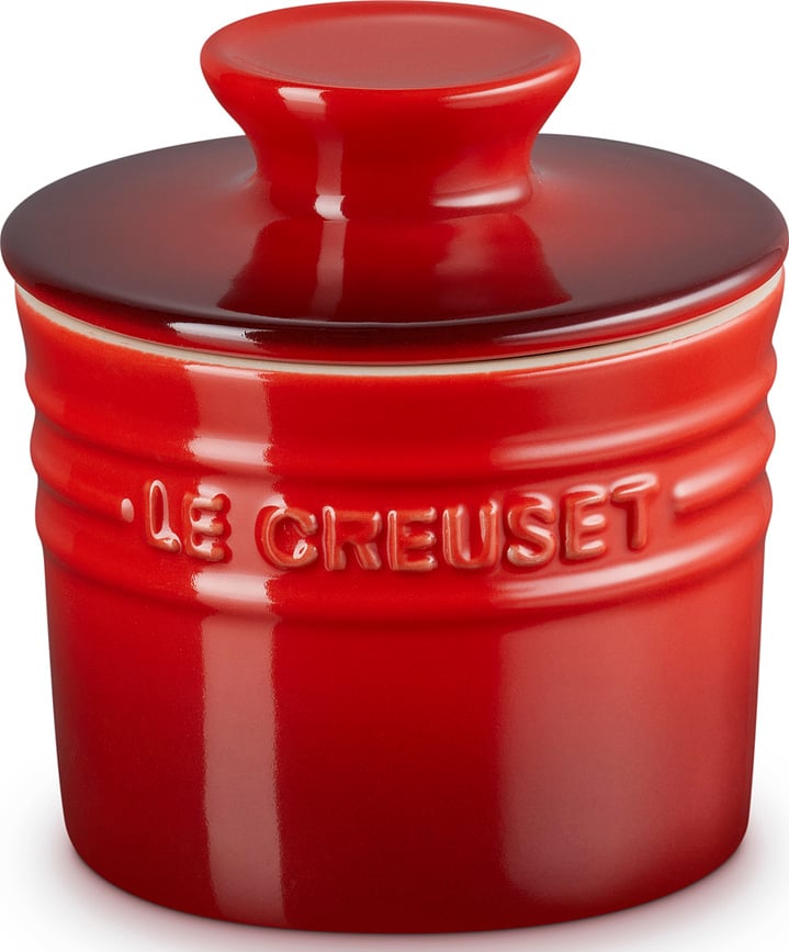 Mantequera de agua Le Creuset, color cereza