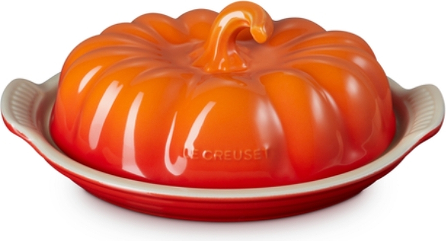 Mantequera de cerámica Le Creuset, color calabaza
