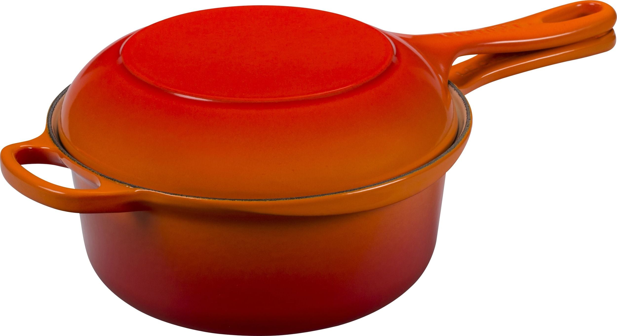 Marmitout Signature Kasserolle 22 cm Feuriges Orange 2in1