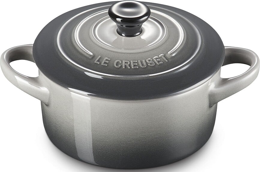 Mini Cocotte Back- und Servierplatte 250 ml grau