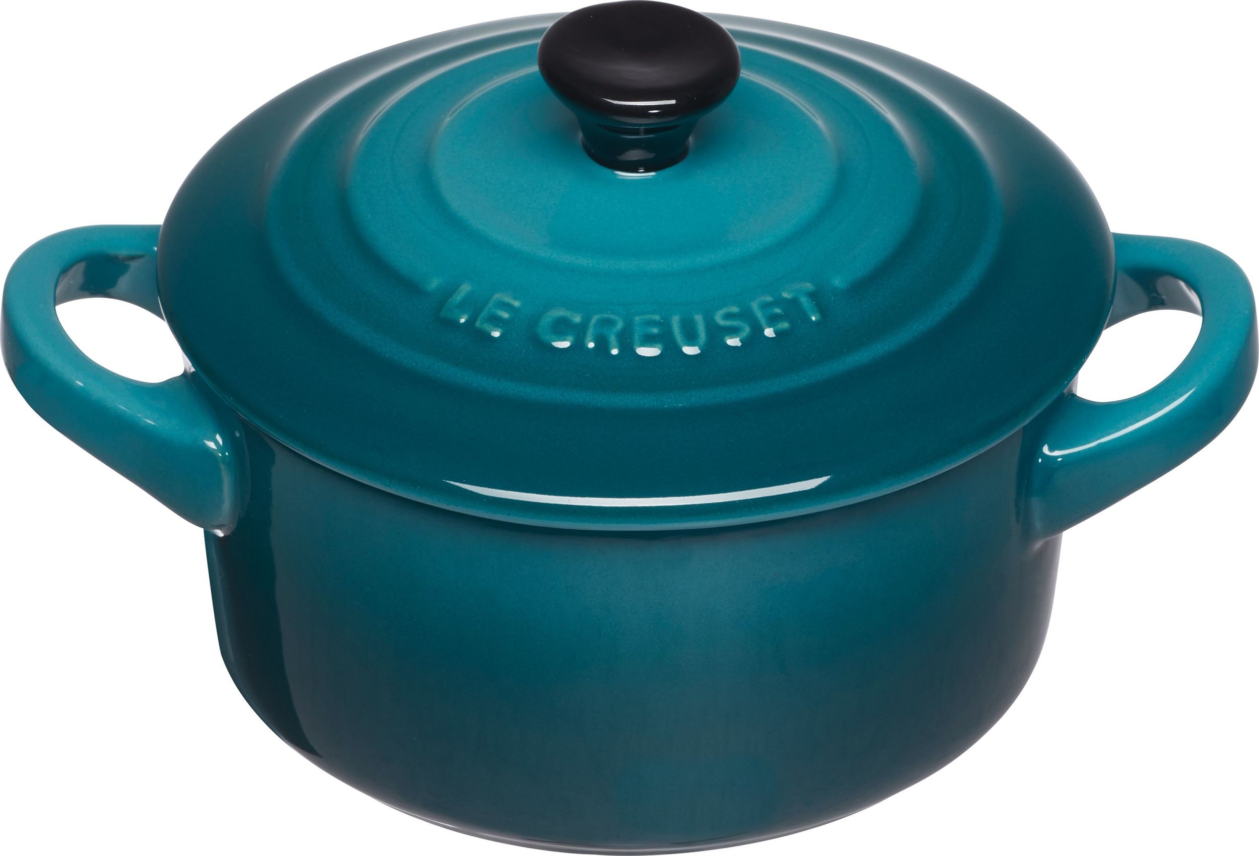 Mini Cocotte Back- und Servierplatte 250 ml meerblau