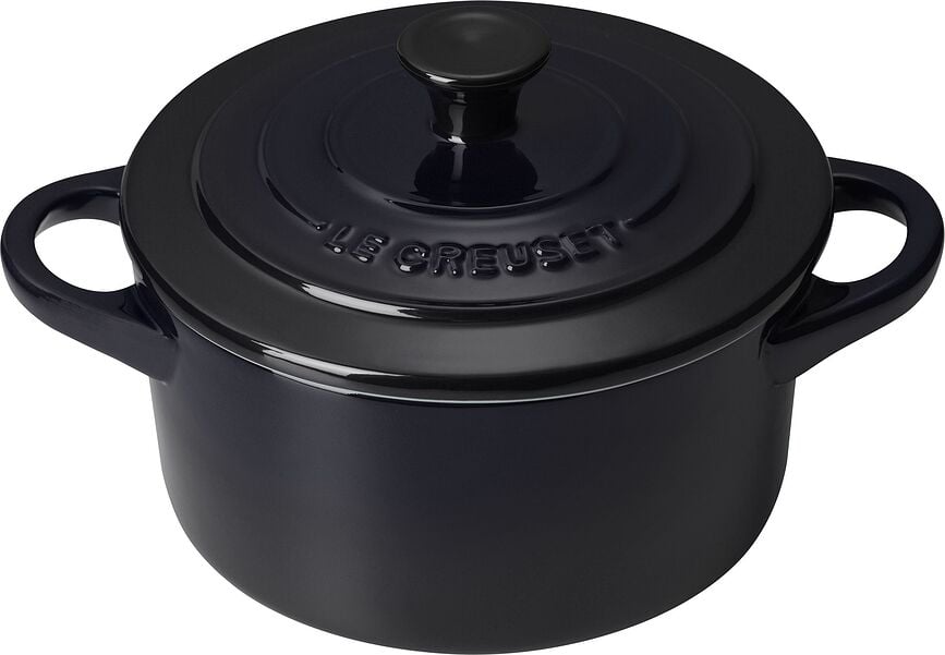 Mini Cocotte Back- und Servierplatte 250 ml schwarz