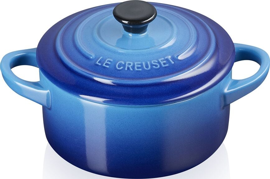 Mini Cocotte Back- und Servierplatte 250 ml tiefes Blau