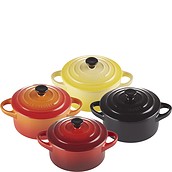 Mini Cocotte Baking and serving dishes 250 ml colourful 4 pcs