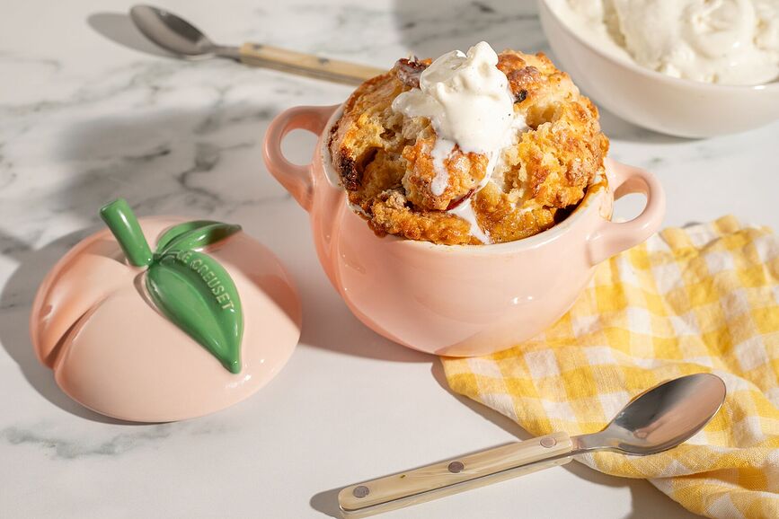 Mini Cocotte bradepande og serveringsfad fersken 580 ml