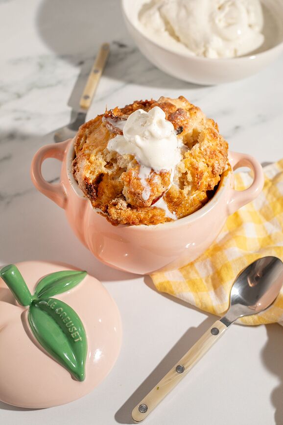 Mini Cocotte bradepande og serveringsfad fersken 580 ml