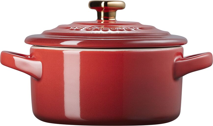 Mini Cocotte Heart Σκεύος, για ψήσιμο και σερβίρισμα, 250 ml, ανοιχτό ροζ